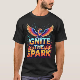 Ignite the Spark Phoenix Design T-shirt