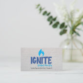 Ignite Uitnodigingskaart Plaatskaartje (Staand voorkant)