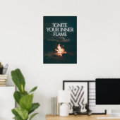 Ignite your inner flame. Motivational Poster (Thuiskantoor)