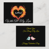 Ignite Your Love Notitiekaartje (Voorkant / Achterkant)