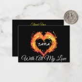 Ignite Your Love Notitiekaartje (Voorkant / Achterkant in situ)