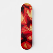 Ignite Your Ride: Fiery Modern Skateboard (Voorkant)
