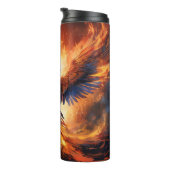 Ignite Your Spirit: Eagle on Fire thermische tuime Thermosbeker (Geroteerd rechts)