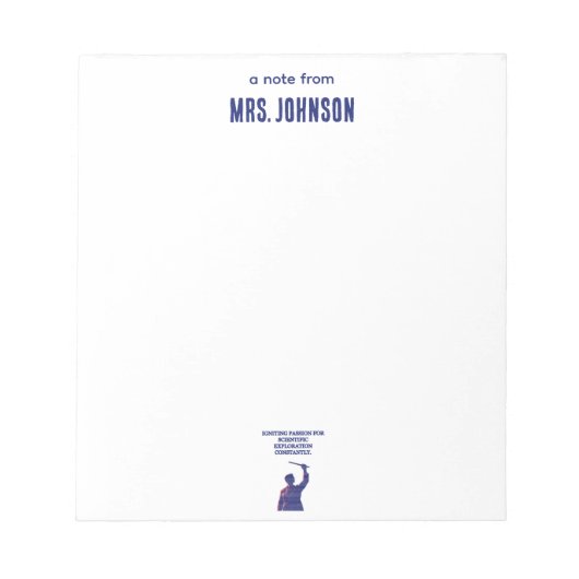 Igniting Passion Scientific Exploration Constantly Notitieblok (Voorkant)