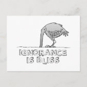 Ignorance is Bliss Briefkaart (Voorkant)