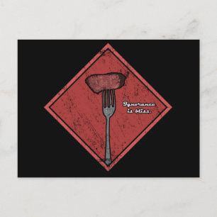 Ignorance is Bliss - Geek Biased Briefkaart