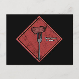 Ignorance is Bliss - Geek Biased Briefkaart