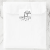 Ignorance is Bliss Vierkante Sticker (Tas)