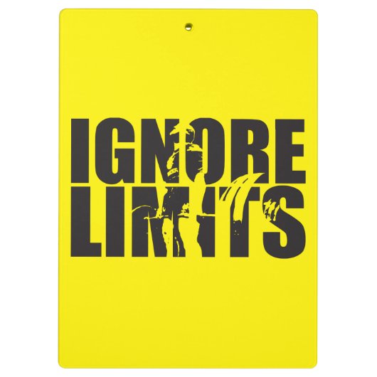 IGNORE-LIMIETEN - Deadlift - Motivatie resultaat Klembord (Achterkant)