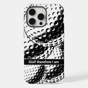 iGolf Abstract Grappige Golf Humor iPhone 15 Pro Max Case