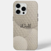 iGolf voor Golf Fans iPhone Case (Achterkant)