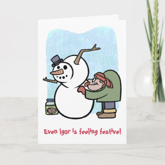 Igor en de Sneeuwman Kaart