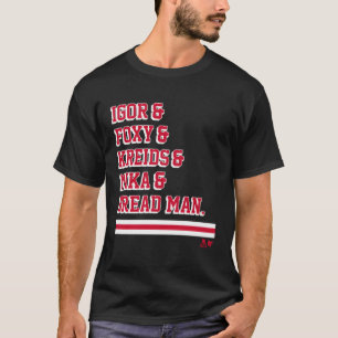 Igor Foxy Kreids Mika Brood New York Hockey T-shirt