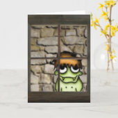 Igor in het Wenskaart Kaart (Gele Bloem)