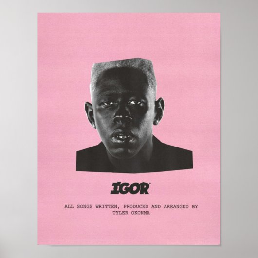 IGOR PINK POSTER (Voorkant)