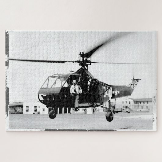 Igor Sikorsky in de Amerikaanse kustwacht HNS-1 Legpuzzel (Horizontaal)