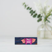 Igor the bat Kindness Cards Mini Visitekaartje (Staand voorkant)