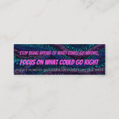 Igor the bat Kindness Cards Mini Visitekaartje (Achterkant)