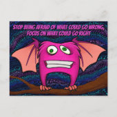 Igor the bat, w/quote briefkaart (Voorkant)