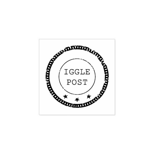 IGPPC-postzegel Rubberstempel (Afrduk)