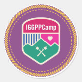 IGPPCamp Badge Sticker (Voorkant)