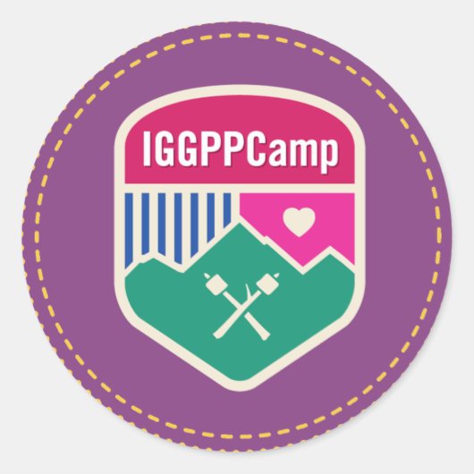 IGPPCamp Badge Sticker (Voorkant)