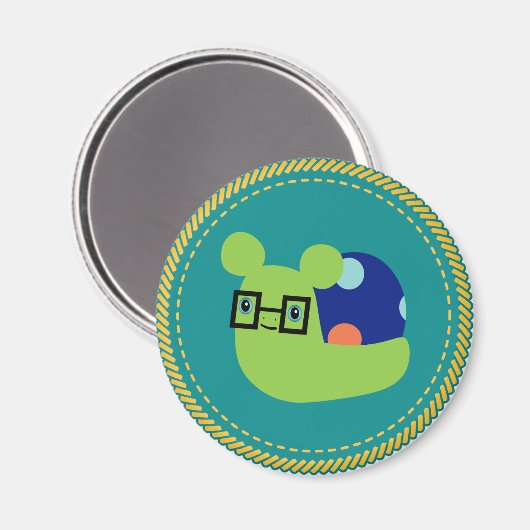 IGPPCamp Slak Mascotte Magneet (Voorkant / Achterkant)