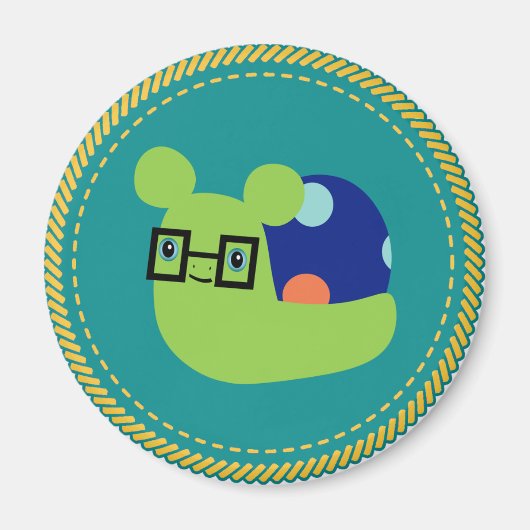 IGPPCamp Slak Mascotte Magneet (Voorkant)