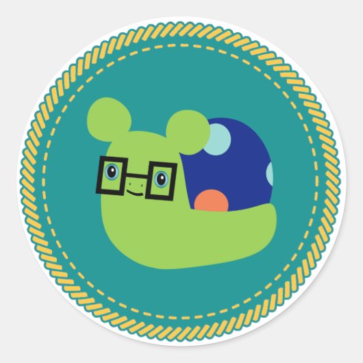 IGPPCamp Snail Mascot Sticker (Voorkant)