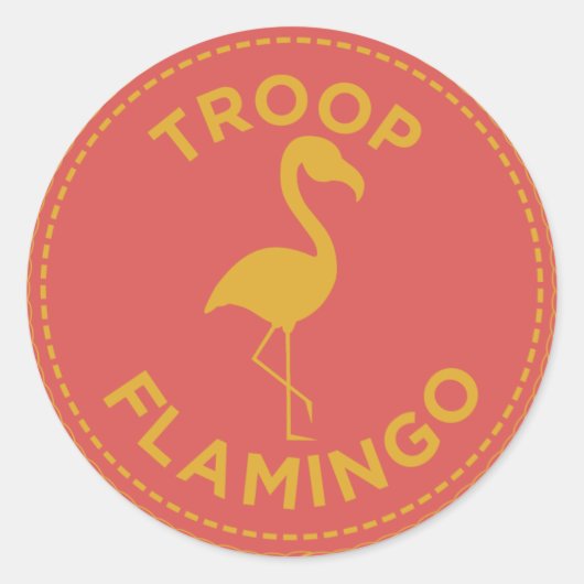 IGPPCamp Troop Flamingo Stickers (Voorkant)