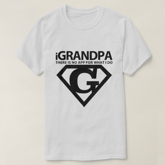 iGRANDPA T-shirt (Design voorkant)