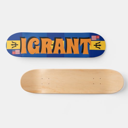 IGRANT JMT BARB 7 3/4" Skateboard Deck (Horizontaal)
