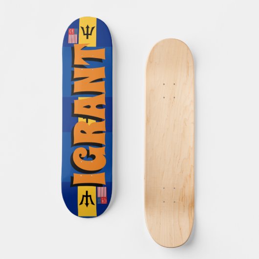 IGRANT JMT BARB 7 3/4" Skateboard Deck (Voorkant)