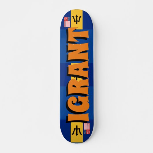 IGRANT JMT BARB 7 3/4" Skateboard Deck (Voorkant)
