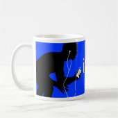 iGrapple Blue Koffiemok (Links)