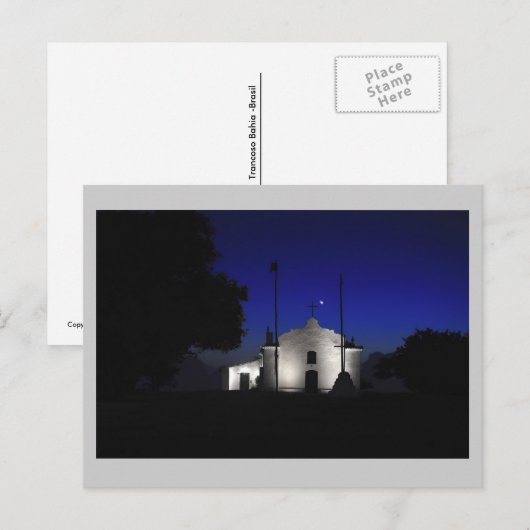 Igreja de São João Batista Trancoso Bahia Briefkaart (Voorkant / Achterkant)