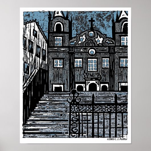 "Igreja Nosso Senhor do Passo" Poster (Voorkant)