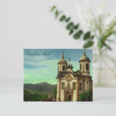 Igreja São Francisco de Assis, Ouro Preto, Brazili Briefkaart (Staand voorkant)