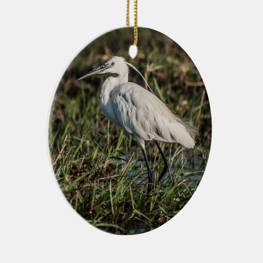 Igrid-visserij in Shallows Keramisch Ornament (Rechts)