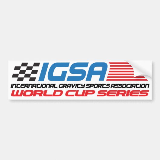 IGSA World Cup Bumpersticker (Voorkant)