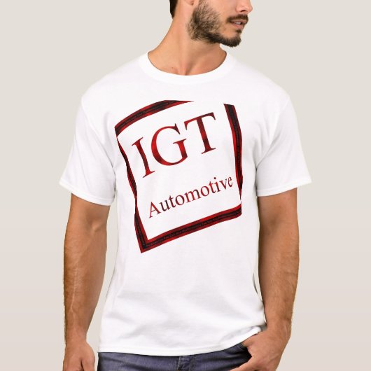 IGT-stempel zwart T-shirt (Voorkant)
