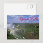 Iguacu herfsten, Brazilië Briefkaart (Voorkant / Achterkant)