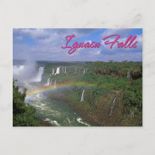Iguacu herfsten, Brazilië Briefkaart