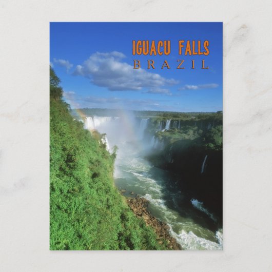 Iguacu herfsten Brazilië Briefkaart (Voorkant)