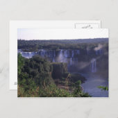 Iguacu Waterfall, Brazilië en Argentinië, Briefkaa Briefkaart (Voorkant / Achterkant)
