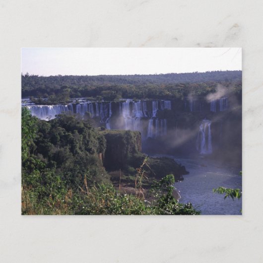 Iguacu Waterfall, Brazilië en Argentinië, Briefkaa Briefkaart (Voorkant)