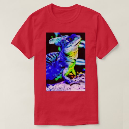 Iguana 1 Triblend T-shirt (Design voorkant)