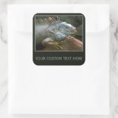 Iguana aangepaste stickers (Tas)