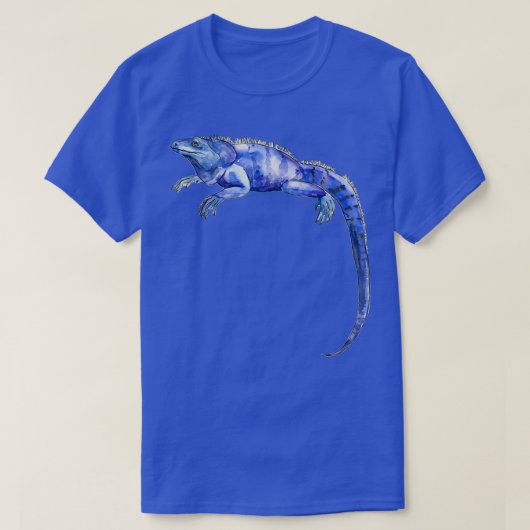 Iguana Azul Blue Iguana T-shirt (Design voorkant)