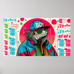 IGUANA B' BOY 9 POSTER
